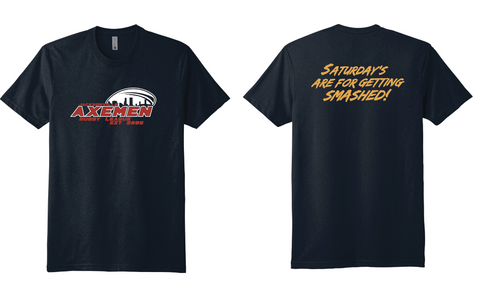 Saturdays Are For Getting Smashed Jacksonville Axemen T-shirt