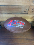 Jacksonville Axemen Old School Leather Rugby Ball