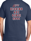Kicking Axe Adult Navy T-Shirt